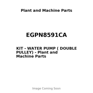 EGPN8591CA - KIT - WATER PUMP ( DOUBLE PULLEY)