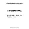 E9NN2A097AA - BRAKE DISC