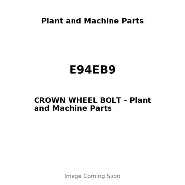 E94EB9 - CROWN WHEEL BOLT
