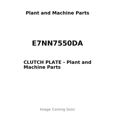 E7NN7550DA - CLUTCH PLATE