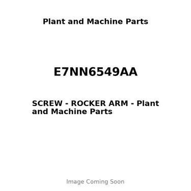 E7NN6549AA - SCREW - ROCKER ARM