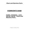 E6NN3K514AB - PUMP, STEERING - LESS RELIEF VALVE