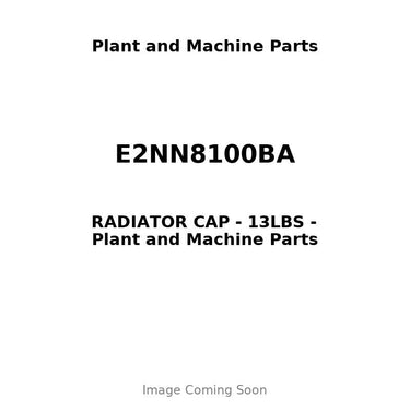 E2NN8100BA - RADIATOR CAP - 13LBS