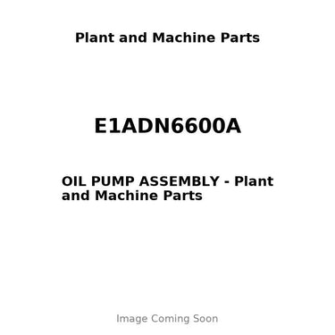 E1ADN6600A - OIL PUMP ASSEMBLY