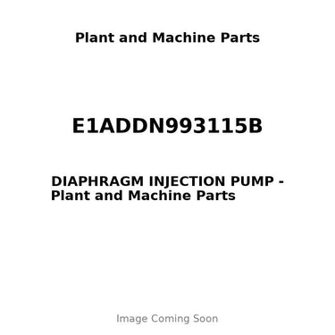 E1ADDN993115B - DIAPHRAGM INJECTION PUMP