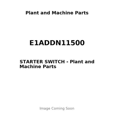 E1ADDN11500 - STARTER SWITCH