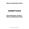 E0NNP743AA - FRICTION DISC (PLATE)