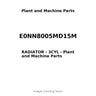 E0NN8005MD15M - RADIATOR - 3CYL