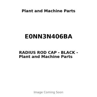 E0NN3N406BA - RADIUS ROD CAP - BLACK