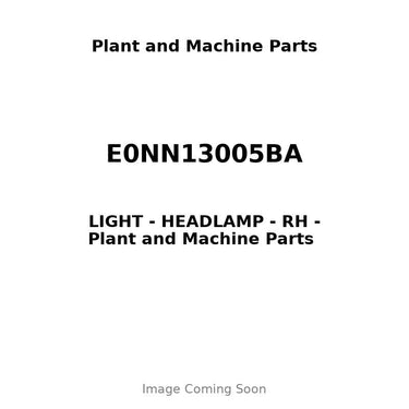 E0NN13005BA - LIGHT - HEADLAMP - RH