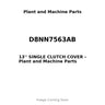 D8NN7563AB - 13'' SINGLE CLUTCH COVER