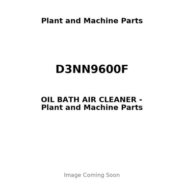 D3NN9600F - OIL BATH AIR CLEANER
