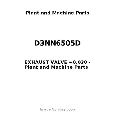 D3NN6505D - EXHAUST VALVE +0.030