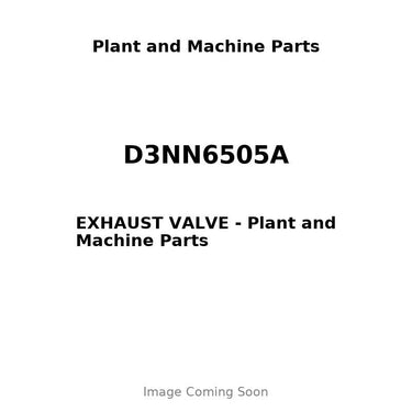 D3NN6505A - EXHAUST VALVE