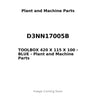 D3NN17005B - TOOLBOX 420 X 115 X 100 - BLUE