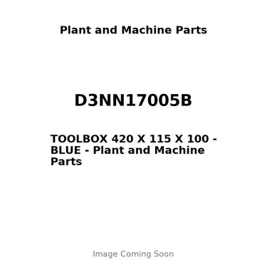 D3NN17005B - TOOLBOX 420 X 115 X 100 - BLUE