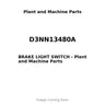 D3NN13480A - BRAKE LIGHT SWITCH