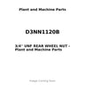 D3NN1120B - 3/4'' UNF REAR WHEEL NUT