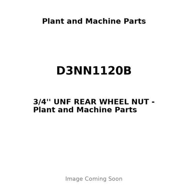 D3NN1120B - 3/4'' UNF REAR WHEEL NUT