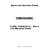D0NN600G - PUMP, HYDRAULIC