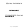 D0NN600F - HYDRAULIC PUMP