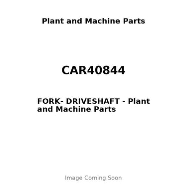 CAR40844 - FORK- DRIVESHAFT