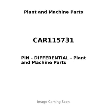 CAR115731 - PIN - DIFFERENTIAL