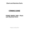 C9NN1104E - FRONT WHEEL HUB