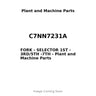 C7NN7231A - FORK - SELECTOR 1ST - 3RD/5TH -7TH
