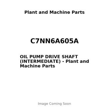 C7NN6A605A - OIL PUMP DRIVE SHAFT (INTERMEDIATE)