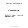 C7NN6505E - EXHAUST VALVE