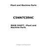 C5NN7C094C - MAIN SHAFT