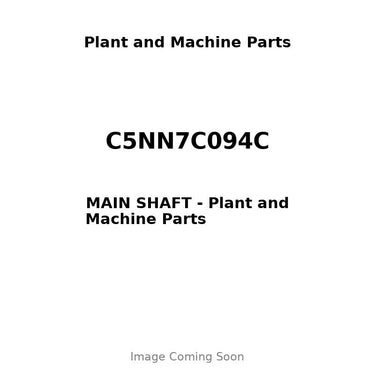 C5NN7C094C - MAIN SHAFT