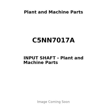 C5NN7017A - INPUT SHAFT
