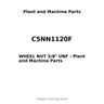 C5NN1120F - WHEEL NUT 5/8" UNF