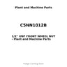 C5NN1012B - 1/2'' UNF FRONT WHEEL NUT