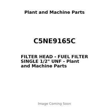C5NE9165C - FILTER HEAD - FUEL FILTER SINGLE 1/2" UNF