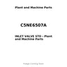 C5NE6507A - INLET VALVE STD