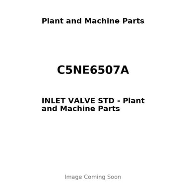 C5NE6507A - INLET VALVE STD