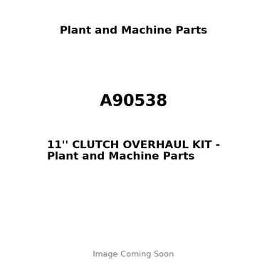 A90538 - 11'' CLUTCH OVERHAUL KIT