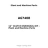 A67408 - 11'' CLUTCH OVERHAUL KIT