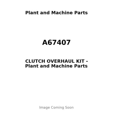 A67407 - CLUTCH OVERHAUL KIT