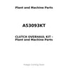 A53093KT - CLUTCH OVERHAUL KIT