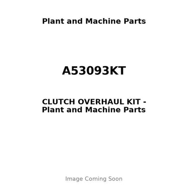 A53093KT - CLUTCH OVERHAUL KIT