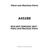 A45288 - M16 NUT RIM/DISC NUT