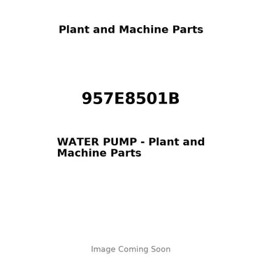 957E8501B - WATER PUMP