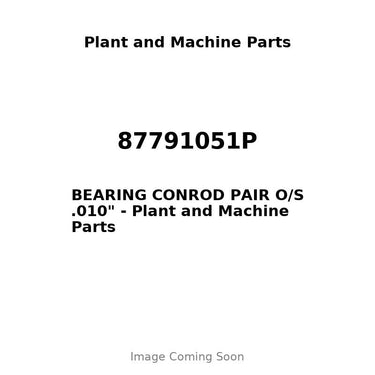 87791051P - BEARING CONROD PAIR O/S .010"