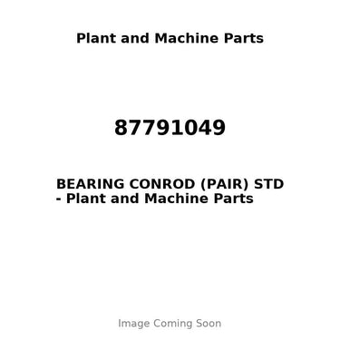 87791049 - BEARING CONROD (PAIR) STD