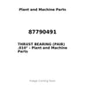 87790491 - THRUST BEARING (PAIR) .010"