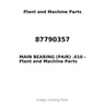 87790357 - MAIN BEARING (PAIR) .010